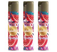 Room Spray 300ml x Pack of 3 - Lush Pomegranate - Perfect for Instantly Refreshing the Ambience of Your Home by Effectively Neutralising Unpleasant Odours