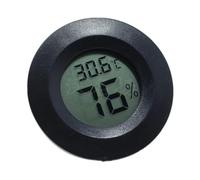 Room Temperature Monitor Mini Digital Temperature Room Humidity Meter Backlight Home Indoor Electronic Hygrometer Thermometer Weather Station(Black)