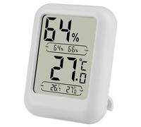 Room Temperature Thermometer, Small Digital Hygrometer Indoor Temperature Monitor and Humidity Meter, with Removable Stand and Magnet for Home Baby Room Pharmacy Office Greenhouse Warehouse