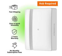 Roombanker Aes Door Sensor: Hub Required, Secure Monitoring