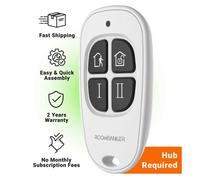 Roombanker Wireless Keyfob: Simplified Control & Custom Buttons, Hub Required