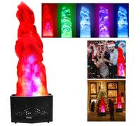 ROOMEDAL 5ft RGB Fake Fire Flame Light with 36 LED 3-in-1 DMX Creative Artificial Simulated Fire Atmosphere Lamp for Stage DJ Party Lighting Halloween Nightclub Campfire Party