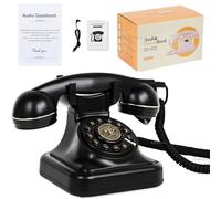 ROOMEDAL Audio Guest Book Wedding Phone, Guest Book Retro Phone Audio GuestBook - A Personal and Convenient Way to Preserve Your Special Occasions, for Parties Weddings Birthdays Rentals