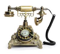 ROOMEDAL Audio Guest Book Wedding Phone, Vintage Audio GuestBook, Record Guest Messages for Weddings & Special Events, Customized Audio Keepsake for Memorable Occasions (Bronze) (Bronze)