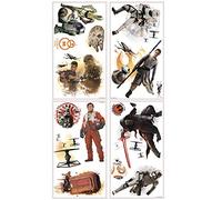 Star Wars RMK3010SCS Repositionable Episode VII: Rey, Poe and Kylo Ren Wall Stickers, Multi, 27x12.7x2.3 cm