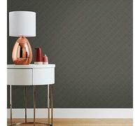 RoomMates Black Greek Key Self Adhesive Wallpaper