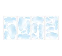 RoomMates Repositionable Childrens Wall Stickers - Clouds