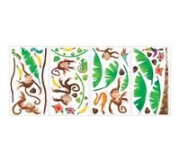Roommates Brown Monkey Business Wall Decals