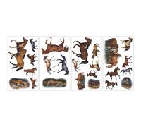 Roommates Brown Wild Horses Wall Decals