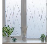 Roommates Crystal Bamboo 61Cm X 1.88M Premium Static Cling Window Film For Privacy And Décor