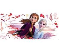 RoomMates Disney Frozen 2 Elsa And Anna Giant Peel And Stick Wall Decals,purple, orange, red,92,71 cm x 43,82 cm
