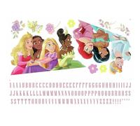 RoomMates Disney Princesses Peel & Stick Giant Wall Decal with Alphabet, RMK5093GM
