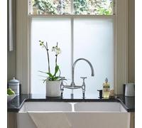 Roommates Frosted 61Cm X 1.88M Premium Static Cling Window Film For Privacy And Décor