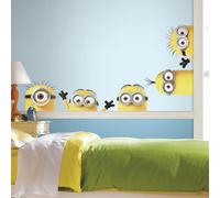 RoomMates Minions Despicable Me 3 Peeking Minions Giant Peel and Stick Wall Decals RMK3567GM