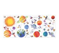 Roommates Multicolor Outer Space Wall Decals