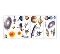 Roommates Multicolor Space Travel Wall Decals