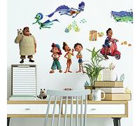 ROOMMATES Pixar Luca Repositionable Vinyl Stickers, Multi-Colour, 4 Sheets of Dimensions 22.8 cm x 44.2 cm