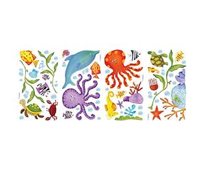 RoomMates Repositionable Childrens Wall Sticker Adventures Under The Sea