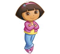 RoomMates Repositionable Childrens Wall Stickers - Dora the Explorer Giant