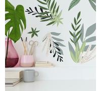 ROOMMATES Repositionable Tropical Branches Stickers