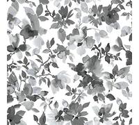 RoomMates RMK11236WP Watercolor Self Adhesive Wallpaper Black