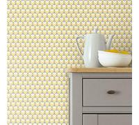 RoomMates RMK11337RL Self Adhesive Wallpaper, Yellow, Roll