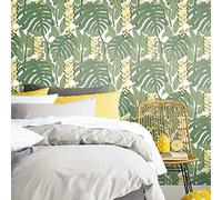 RoomMates RMK11531RL Finlayson Bunaken Green Yellow Self Adhesive Wallpaper