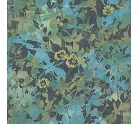RoomMates RMK11565RL Self Adhesive Wallpaper Wildflower Shadow Green Yellow
