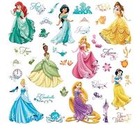 RoomMates RMK2199SCS Disney Princess Royal Debut Peel and Stick Wall Decals 10 inch x 18 inch