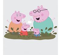 RoomMates RMK3186GM Peppa The Pig Family Muddy Puddles Peel and Stick Giant Wall Decals