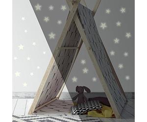 RoomMates RMK3527SCS Glow in The Dark Stars Peel and Stick Wall Decals,Multicolor