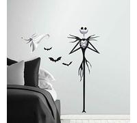 RoomMates RMK3765GM The Nightmare Before Christmas Jack Peel and Stick Giant Wall Decals,Black Purple, White,1 Sheet 36.5 inches x 17.25 inches