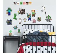 RoomMates RMK5366SCS Minecraft Characters Peel and Stick Wall Decals, Multi