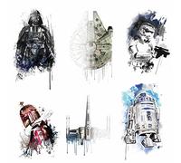 RoomMates Star Wars Iconic Watercolor Peel and Stick Wall Decals