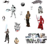 RoomMates Star Wars The Last Jedi Wall Sticker Peel and Stick Wall Sticker