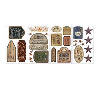 RoomMates Thedecofactory Country Signs Peel & Stick Wall Decals