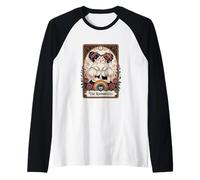 Roommates Vintage Tarot Pride Lesbian Art Raglan Baseball Tee