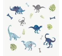 Roommates Watercolor Dinosaur Peel & Stick Wall Decals