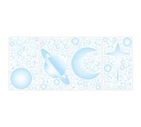 Roommates White Celestial Wall Decals