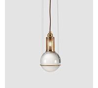 RoomNordic Extravagant Crystal Chandelier Industrial Kitchen Island Ceiling Light Round Birdcage Glass Pendant Lamp Mount Art Deco Hanging Lighting for Bedroom, Hallway, Living