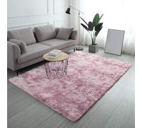 Rooms Area Rugs for Bedroom 255 x 300 cm Anti Slip Soft Fluffy Shaggy Easy to Clean, Many Different Sizes Soft Shaggy Rugs for Bedroom for Living Room and, Pink