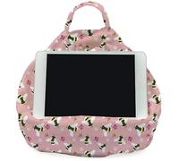 Rooms By Me Bee Tablet Stand Cushion for Tablets, eReaders, Smartphones and Books with Accesories Pocket | UK Made | Over 50 Designs