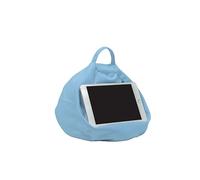 Rooms By Me Sky Blue Tablet Stand Cushion for Tablets, eReaders, Smartphones and Books with Accesories Pocket | UK Made | Over 50 Designs