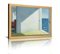 Rooms by The Sea Edward Hopper Realism Poster | Home Wall Art, Decorative Wall Decoration for Living Room, Office, Bathroom, Entryway, Dining Room and Hallway