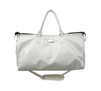 Roomy Crossbody Duffle Bag with Wide Shoulder Strap Soft Handle Practical PU Leather Shoulder Bags for Outdoor Travel Spacious Weekender Bag for Men Women