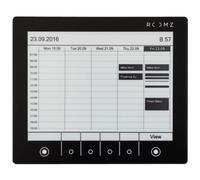 Roomz Black Display with software Wireless 7.8″ E-Paper room display with touch and Wi-Fi - ideal for managing meeting rooms.