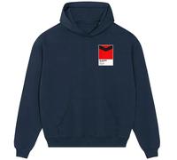 Rooney Red Classic Football Shirt Colours Frame Men's Hoodie - Navy / 2XL