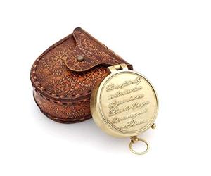 Roorkee Instruments India Thoreau's Quote Go Confidently in The Direction of Your Dreams! Live The Life You've Imagined Compass