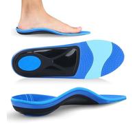 RooRuns Plantar Fasciitis Insoles, Heavy Duty Arch Support Insoles for Men and Women, Orthotic Shoe Inserts for Flat Feet, Heel Spurs, Fallen Arch, Foot Pain Relief Insoles for Running, L