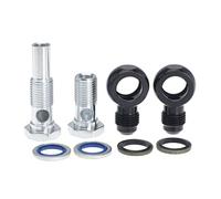 ROOSAIN 6AN x 1 4L80E GM Transmission Oil Cooler 90 Degree Banjo Fittings